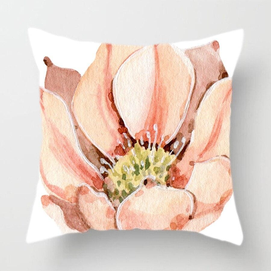 Cactus Flower Pillow Cover