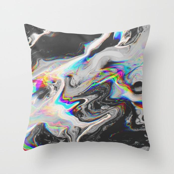 Marble Pattern Cushion Pillow Cover
