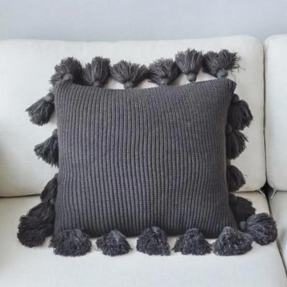 Soft Tassel Cushion Cover
