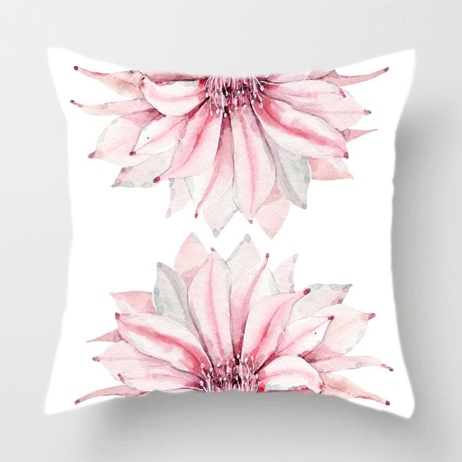 Cactus Flower Pillow Cover