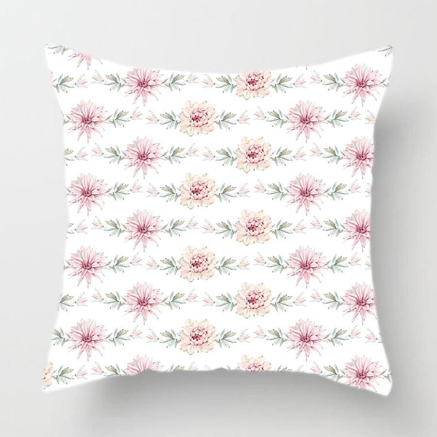 Cactus Flower Pillow Cover