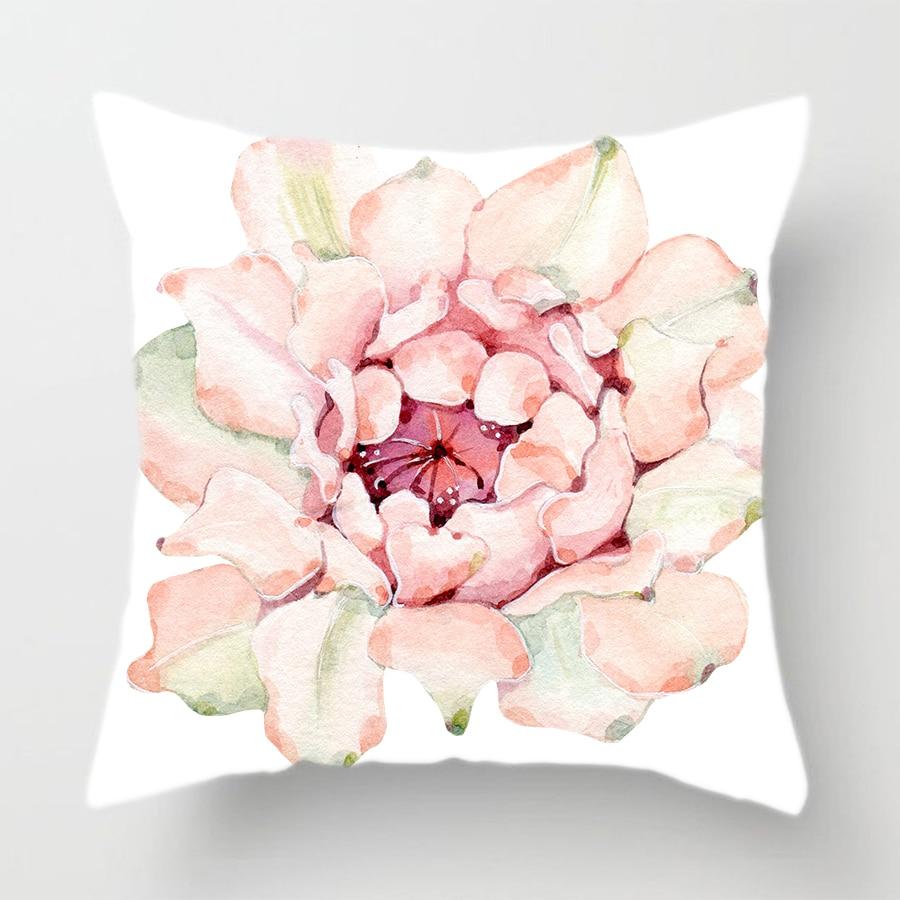 Cactus Flower Pillow Cover
