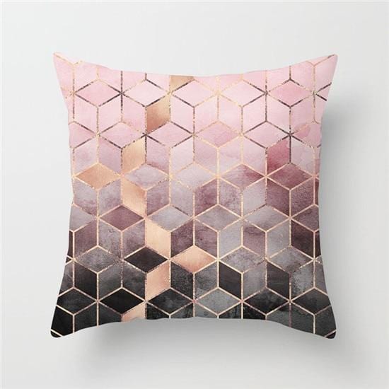 Geometric Diamond Pillow Collection