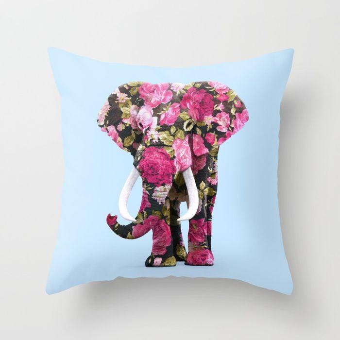 Animal Printed Throw Pillow Cover