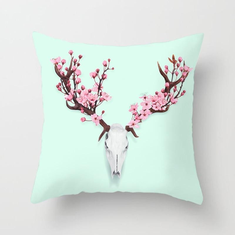 Animal Printed Throw Pillow Cover