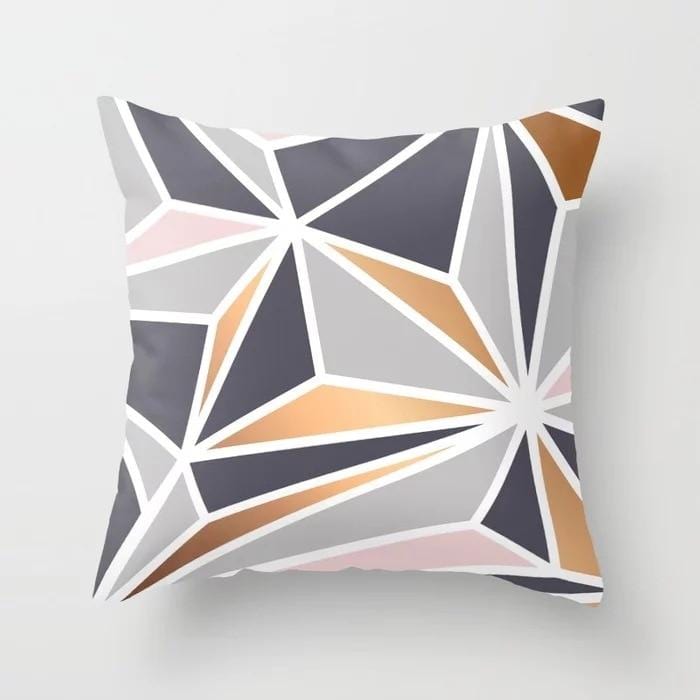 Geometric Pattern Pillow Cover