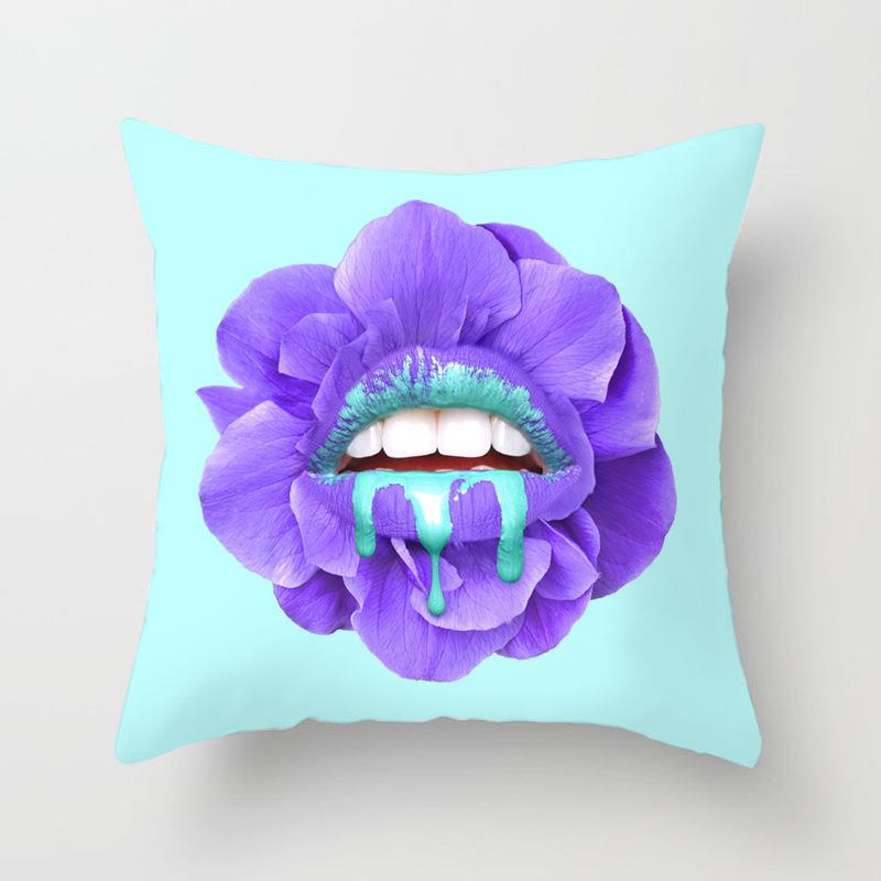 Animal Printed Throw Pillow Cover