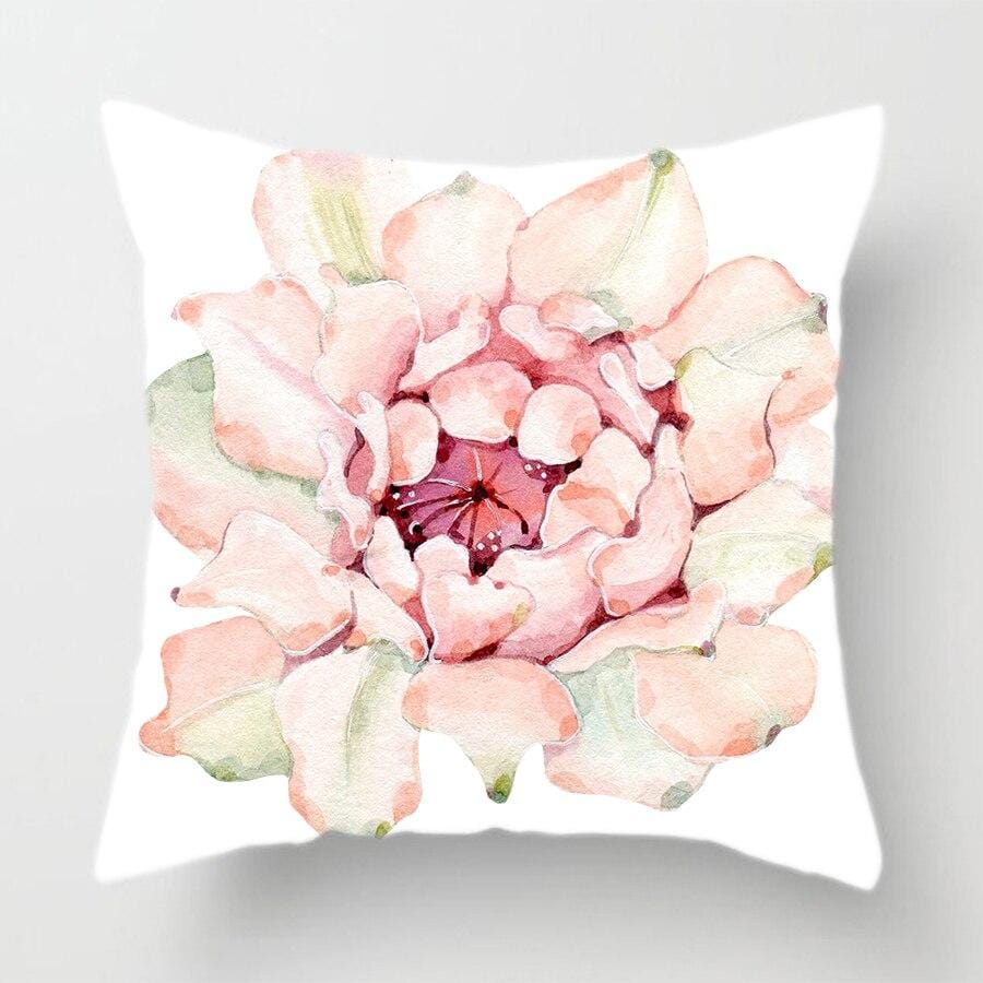 Cactus Flower Pillow Cover