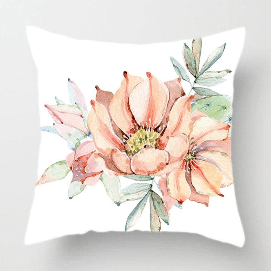 Cactus Flower Pillow Cover